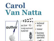 Tablet Screenshot of carolvannatta.com